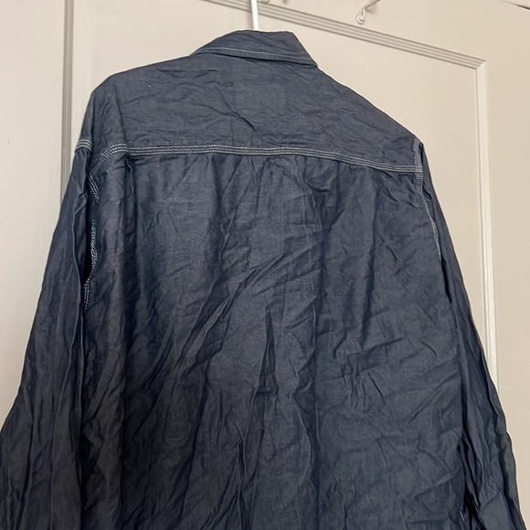 Weatherproof blue button down size: XL - Picture 7 of 8